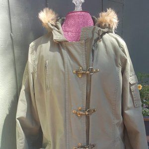 Khaki Green Cotton Jacket